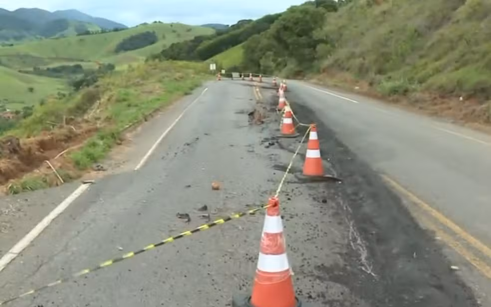 DER-MG adia interdição para obras na MGC-383, entre Itajubá e Maria da Fé; saiba nova data