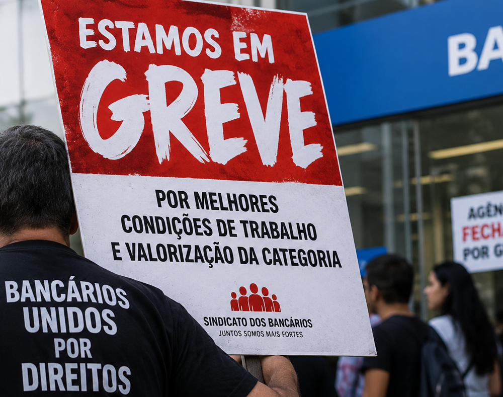 Bancários da Caixa e do Banco do Brasil entram em greve em Minas Gerais a partir desta quinta