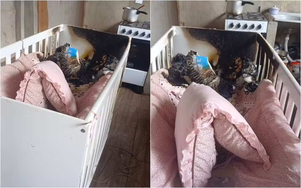 Mãe é presa após deixar três filhos sozinhos e casa pegar fogo em Pouso Alegre